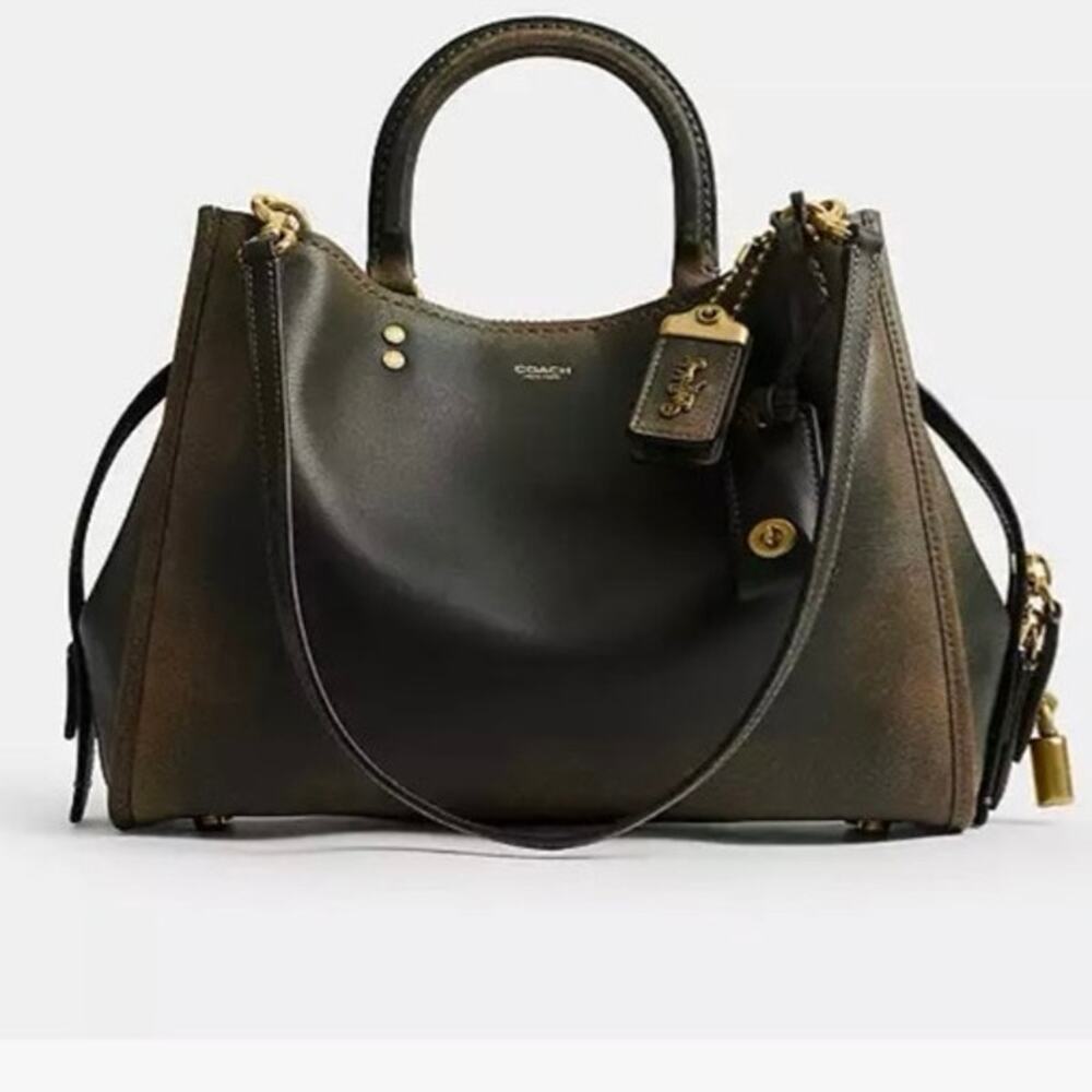 Coach Rogue Bag 31
In Loved Leather Brass /Green